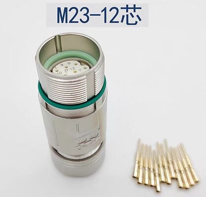 M23 Aviation Plug 623 Connector Servo Signal Feedback Encoder Female 12-Pin 17-Pin Cable Connector