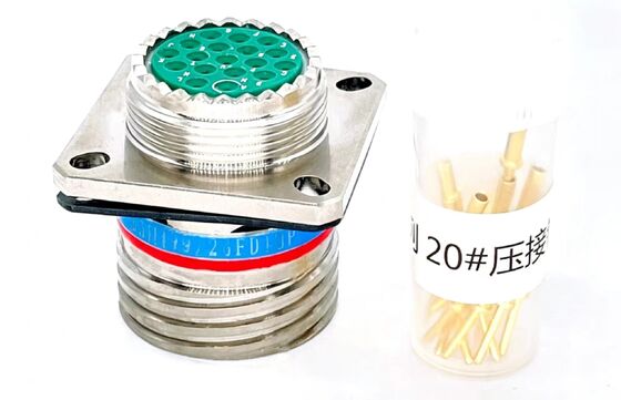 The J599 circular electrical connector is compatible with the U.S. standard D38999 aviation plug and is compatible with AVIC Optoelectronics J599.