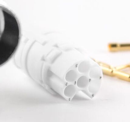 Servo Motor Connector M17 Power Socket BEDC854MR0000150A400 Compatible with Lenz Motor for Industrial Automation