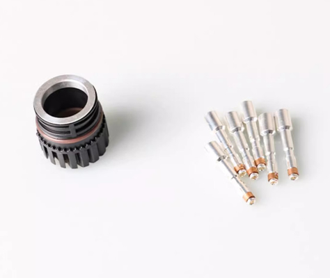 Siemens M23 Servo Power 6 Pin Connector 6FX2003-0LU30 Industrial Connector With Threaded Head