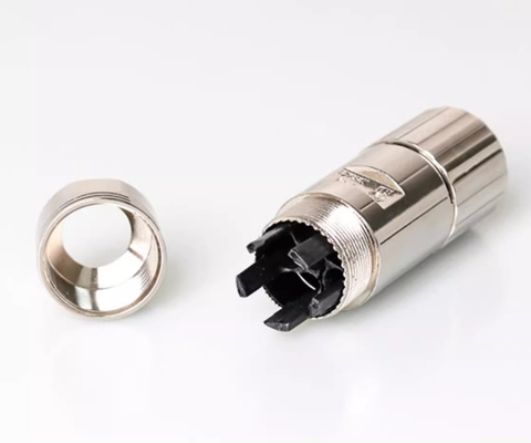 Siemens M23 Servo Power 6 Pin Connector 6FX2003-0LU30 Industrial Connector With Threaded Head
