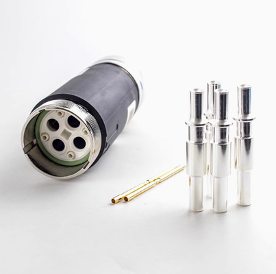 Intercontec  TE cable servo connector M958 male big pin +  mini pin