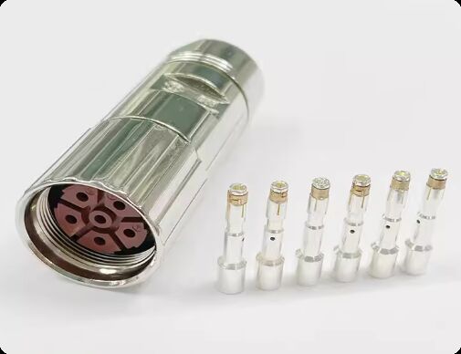 Domestic compatible Siemens M23-6P straight power connector 6FX2003-0LU30 6FX2003-0LU00