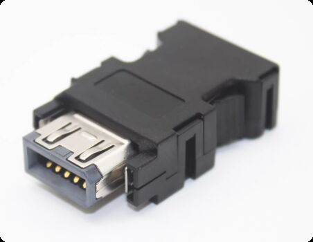 Panasonic Yaskawa servo drive side connector CN3 1394 SM-6P encoder plug 6-pin gold-plated connector