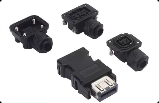 Applicable Mitsubishi servo drive encoder motor power cable plug SM-10P Mitsubishi 2/4/9P connector