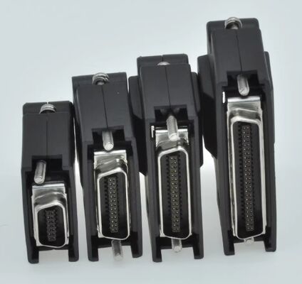 MDR Connector Servo Motor Connector with Panel Mount/Cable Mount Options Crimp/Solder Termination and Silver/Gold Contact Plating