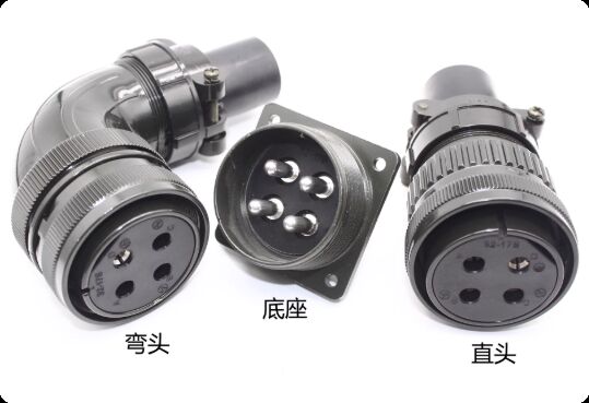 4-core Servo Motor Connector Aviation Plug US Military Standard for Industrial Automation