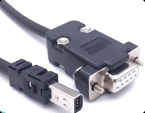 Panasonic Servo Motor Connector with RS232 RS485 Communication Silver and Gold Plated Contacts 1000V Voltage Rating