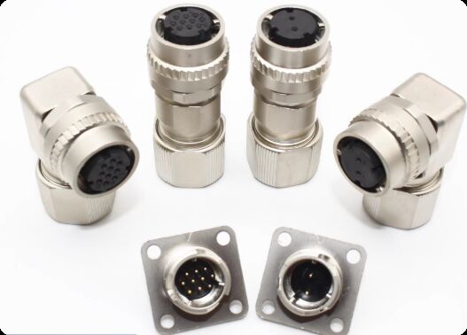 1000V Voltage Rating Servo Motor Connector with Silver and Gold Plated Contacts and Moog Gender Configuration