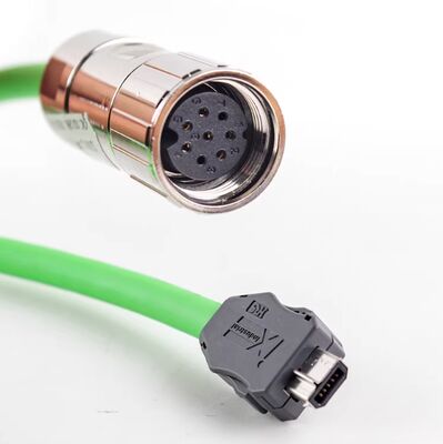 8pin Servo Motor Connector with 1000V Rating and Silver Gold Plated Contacts for Reliable Industrial Automation