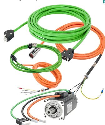 4PIN M23 Power Cable Connector with Silver/Gold Plated Pin for Panel or Cable Mount Servo Motor Applications