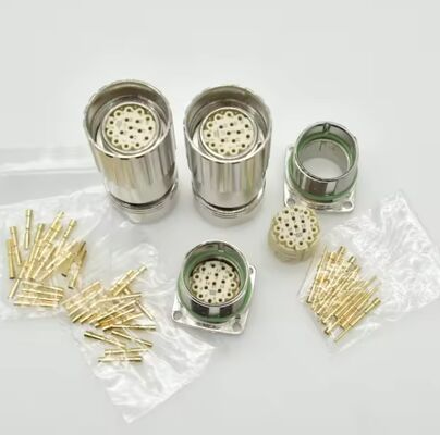 M23 Servo Motor Connector with 8PIN 12PIN 17PIN Configuration and Crimp/Solder Termination for 1000V Applications