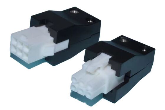 FL4.14MM Quick Connector 4-Pin to 15-Pin Servo Motor Connector with 1000V Rating and Panel/Cable Mount Options
