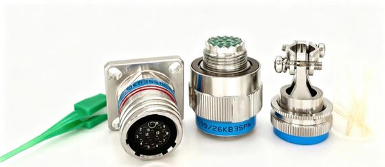 The J599 circular electrical connector is compatible with the U.S. standard D38999 aviation plug and is compatible with AVIC Optoelectronics J599.