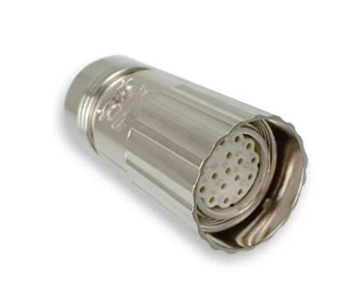 M23 17-pin connector 6FX2003-0SU17 clockwise type E counterclockwise
