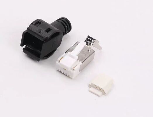 8-pin/RJ45 DRIVE-CLIQ Servo Motor Connector with 1000V Voltage Rating and Crimp/Solder Termination