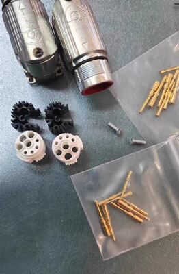 8-Pin 1000V Elbow Servo Motor Connector Aviation Plug Socket for Industrial Automation