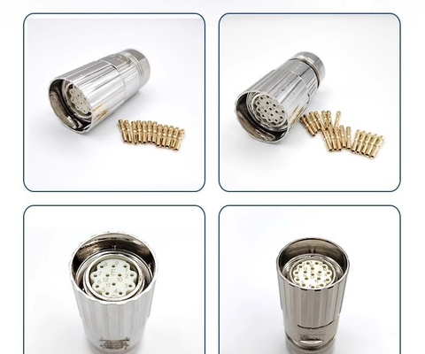 M23 M40 Seriers E P ประเภทชาย หญิง สายเชื่อมเคเบิล servo มอเตอร์
