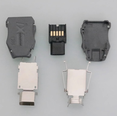 เครื่องเชื่อมสาย Ethernet อุตสาหกรรม Ix เครื่องเชื่อม HRS Hirose อุตสาหกรรม IX40G-B-10S-CV-70
