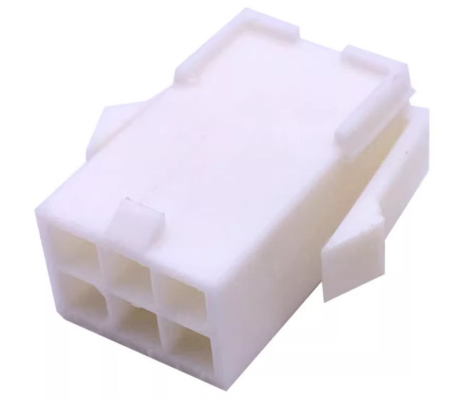 6-pin Servo Motor Connector with Crimp/Solder Termination and 1000V ...